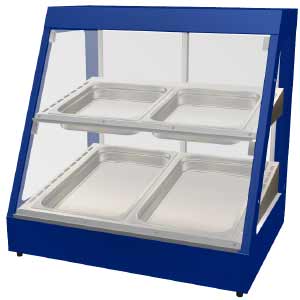 Витрина тепловая настольная RoboLabs ISeeHot-2BLUE
